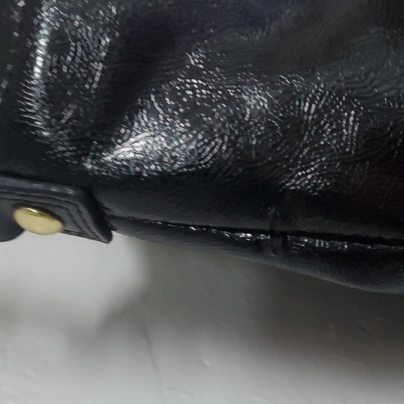 Coach Daisy Liquid Gloss Pocket Patent Tote - Picture 9 of 10